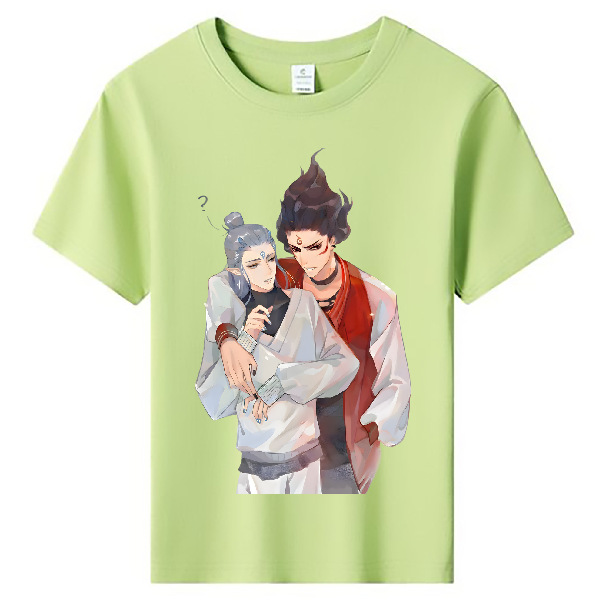 （画像用） Ne Zha 2 ナタ 魔童の大暴れ 綿100％キッズTシャツ（フロントプリント）